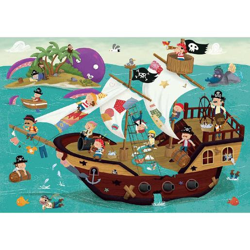 Educa Borrás - Barco pirata - Puzzle detectives 50 piezas | Puzzle Hasta 49  Pzas | Toys"R"Us España