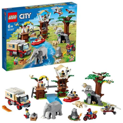 LEGO City - Rescate de la Fauna Salvaje: Campamento - 60307 | Lego City |  Toys"R"Us España
