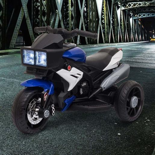 Homcom - Moto eléctrica batería 3 ruedas Trimoto Negro y Azul | Motos |  Toys"R"Us España