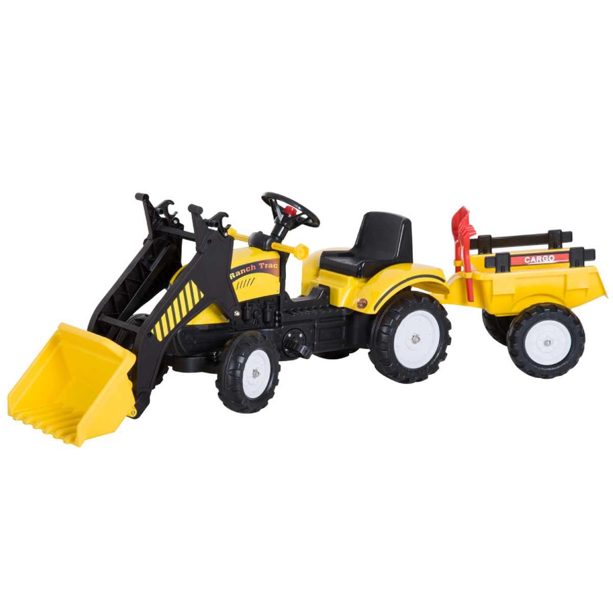 Homcom - Tractor Excavadora Infantil con Cargador | Miscellaneous |  Toys"R"Us España