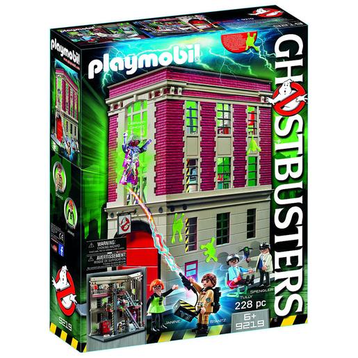 Playmobil - Cuartel Parque Bomberos Ghostbusters - 9219 | Playmobil  Cazafantasmas | Toys"R"Us España