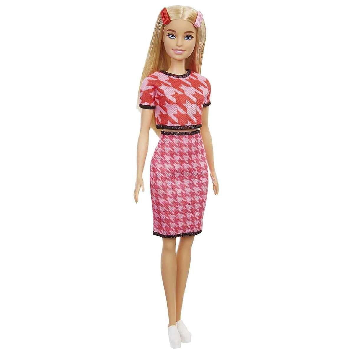 Barbie - Muñeca Fashionista - Conjunto pata de gallo | Fashionistas | Toys"R "Us España