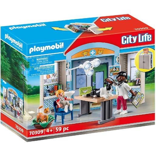 Playmobil - Cofre Clínica veterinaria - 70309 | City Life Clinica  Veterinaria | Toys"R"Us España