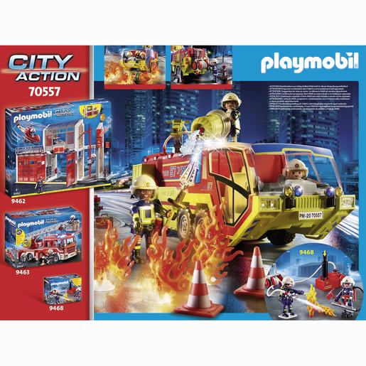 Playmobil - Operación de Rescate con Camión de Bomberos 70557 | City Action  Bomberos | Toys"R"Us España