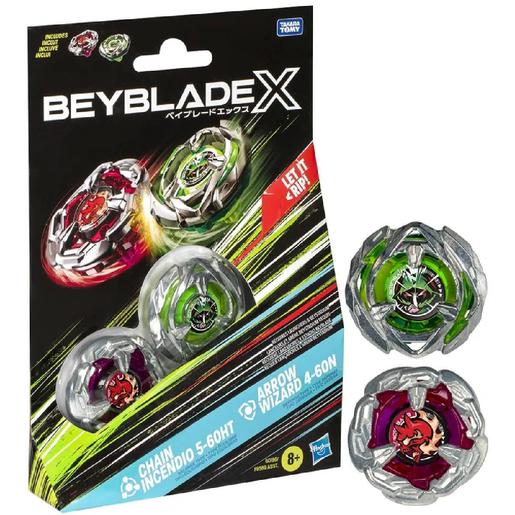 Beyblade - Pack dual BeybladeX (vários modelos)