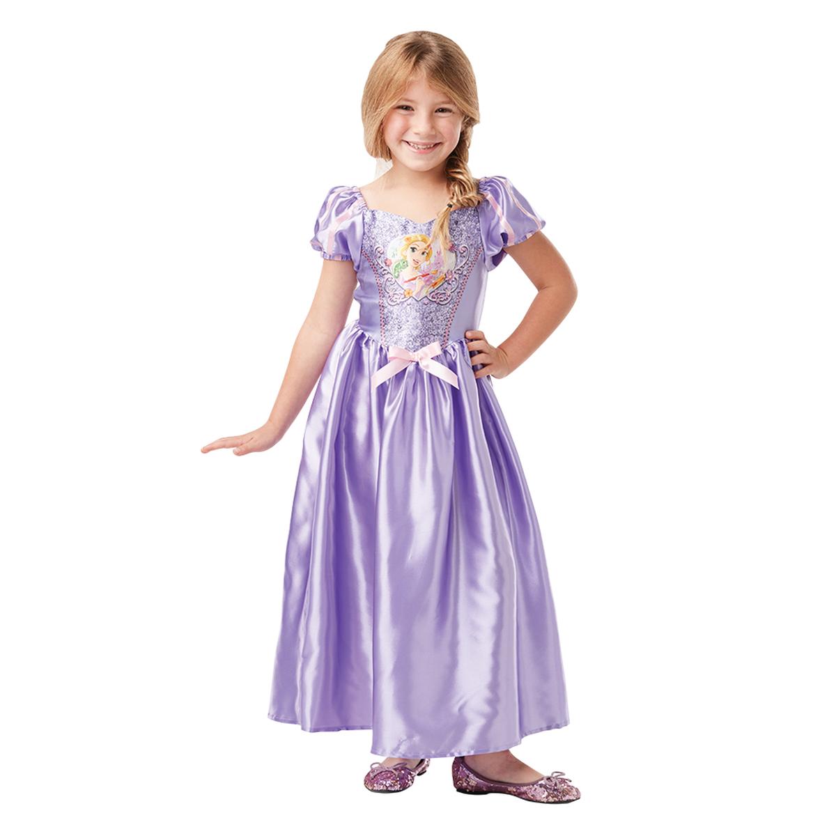 Princesas Disney - Rapunzel Disfraz con Lentejuelas 5-6 años | Disney  Princess Dress Up | Toys"R"Us España