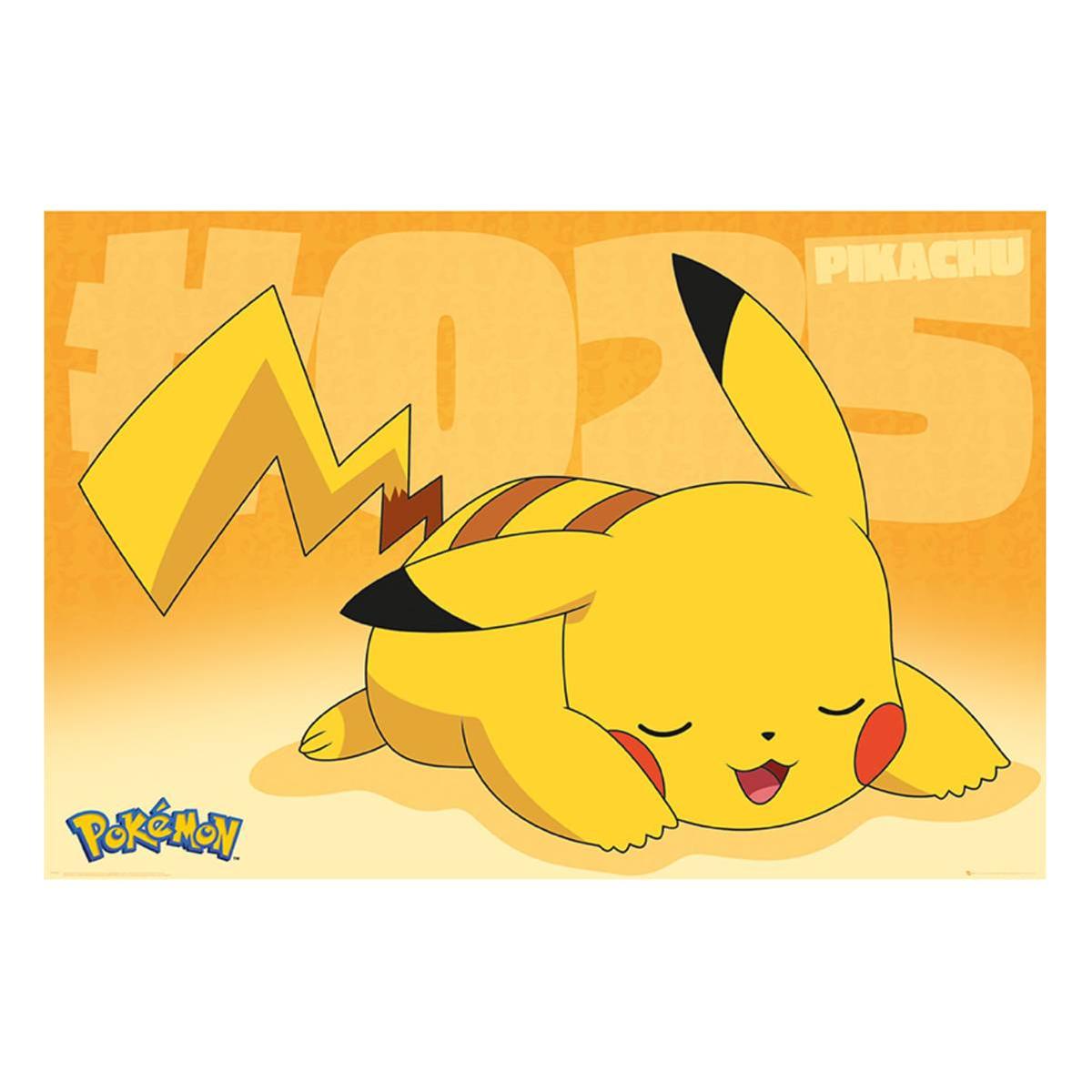 Pokémon - Póster Pikachu adormecido | Merchandising | Toys"R"Us España