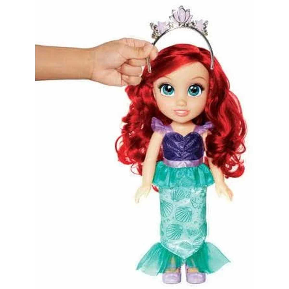 Disney - Princesas Disney - Muñeca grande articulada Ariel de 38 cm con  vestido y tiara extraíbles ㅤ | Muñecas Princesas Disney & Accesorios |  Toys"R"Us España