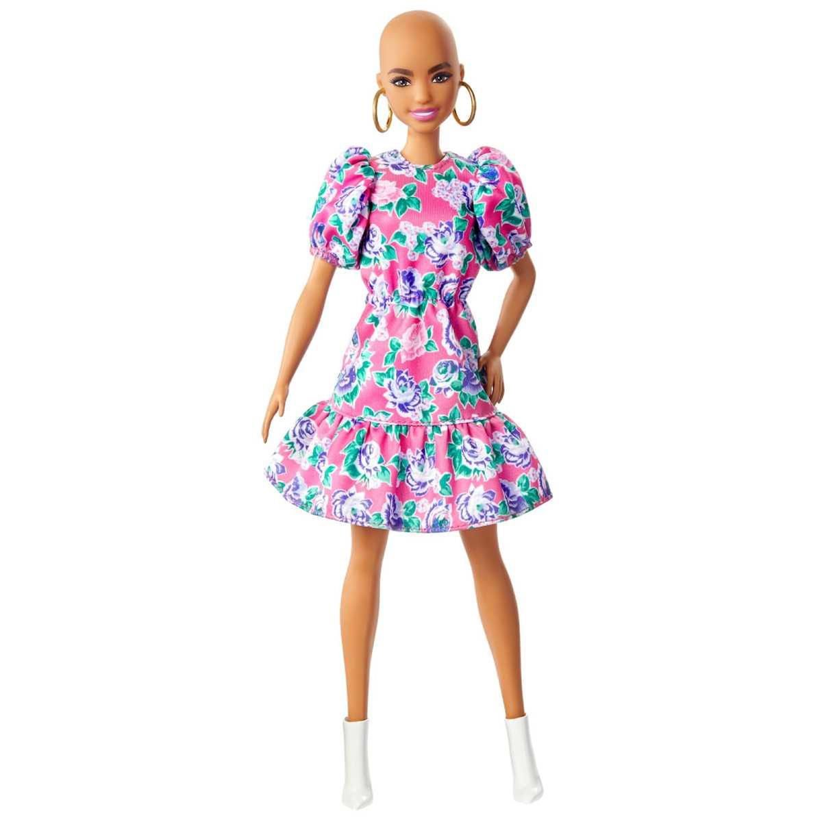 Gaviota algodón Volver a disparar Barbie - Muñeca Fashionista - Alopécica con vestidos de flores | Barbie |  Toys"R"Us España