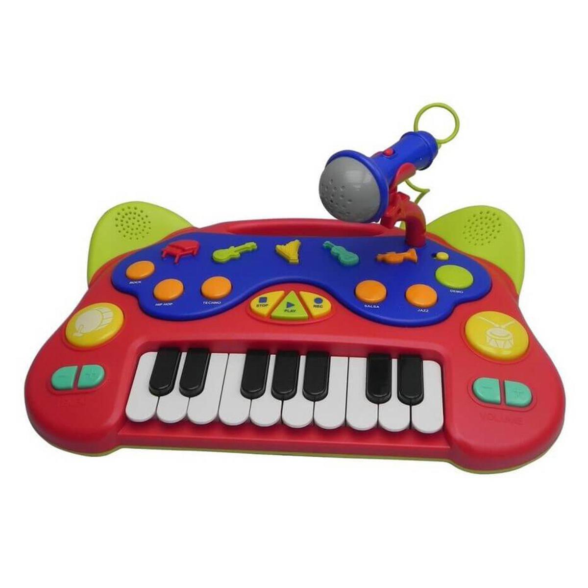 Teclado musical infantil con micrófono | Bruin Música | Toys"R"Us España