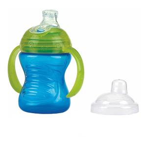 Nuby - Taza Super Spout con asas - Azul