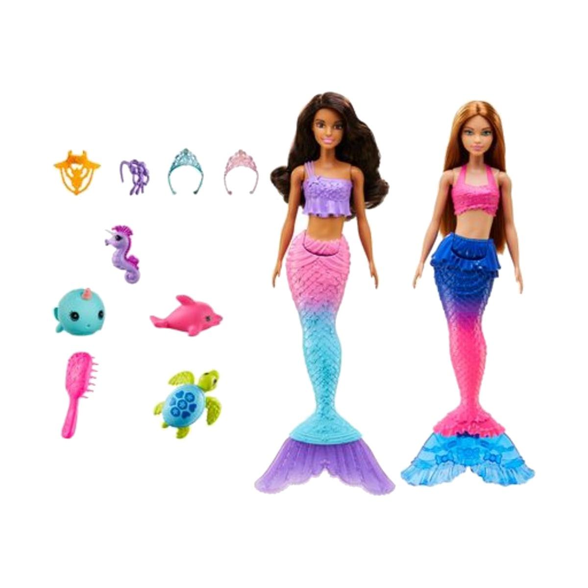 Barbie - Pack 2 muñecas Aventuras Océano | Hadas Y Sirenas | Toys"R"Us  España