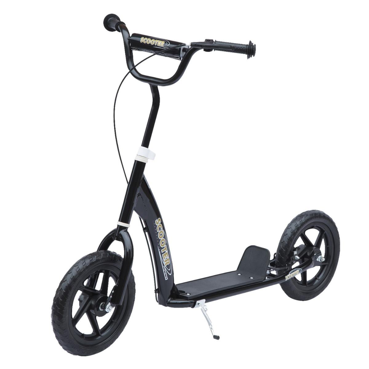Homcom - Patinete Scooter Ajustable 2 ruedas Negro | Scooters En Linea |  Toys"R"Us España