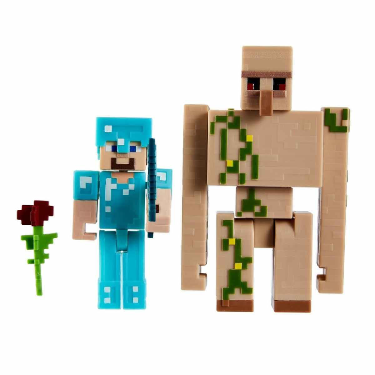 Minecraft - Steve y Golem de Hierro | Misc Action Figures | Toys"R"Us España