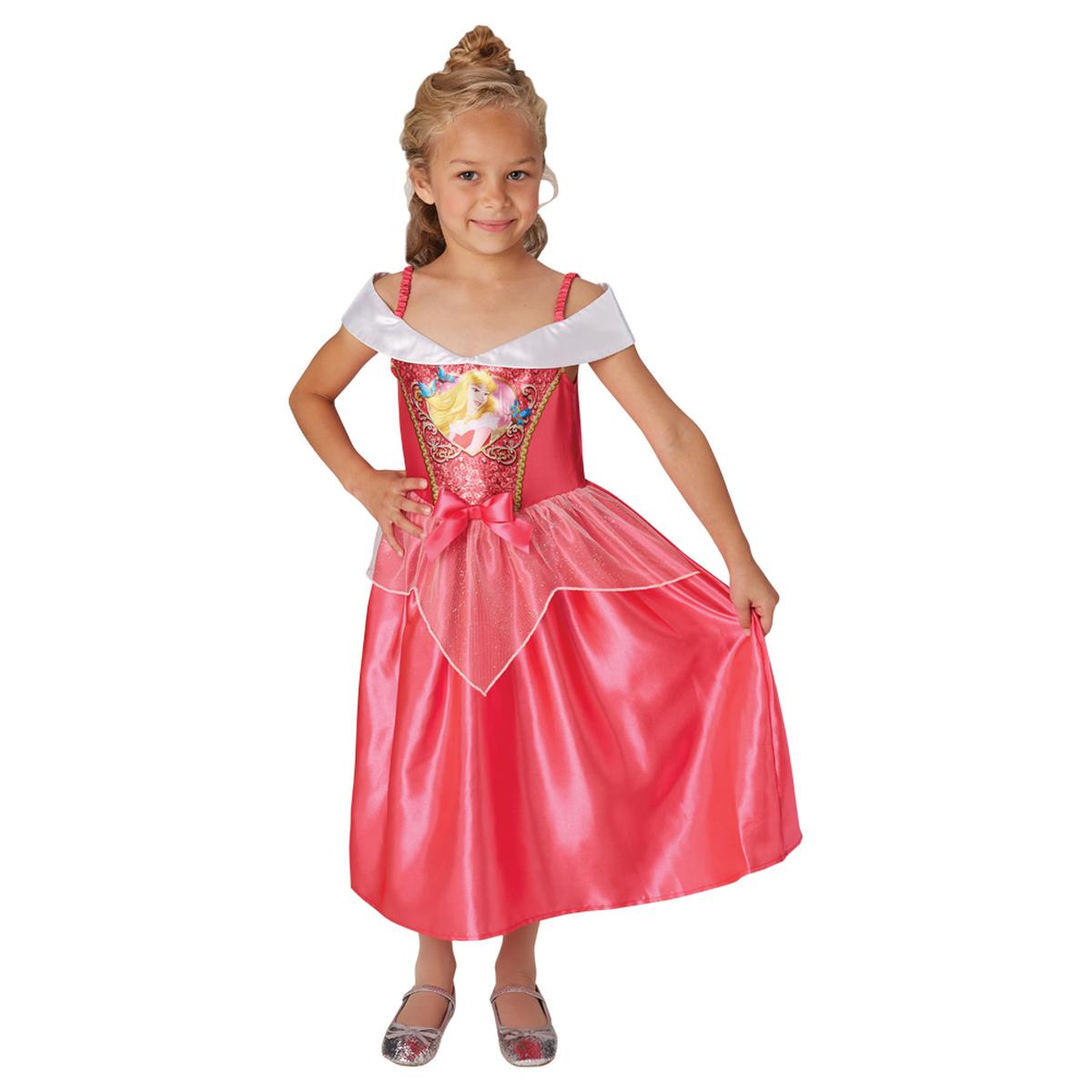 Princesas Disney - Bella Durmiente - Disfraz Lentejuelas 5-6 años | Disney  Princess Dress Up | Toys"R"Us España