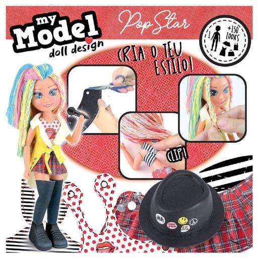 Educa Borrás - Muñeca My Model Doll Design Pop Star | Actividades De Papel  | Toys"R"Us España