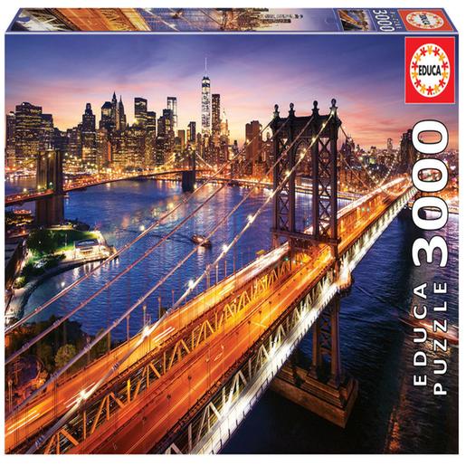 Educa Borrás - Manhattan al Atardecer Puzzle 3000 Piezas | Puzzle 2000+  Pzas | Toys"R"Us España