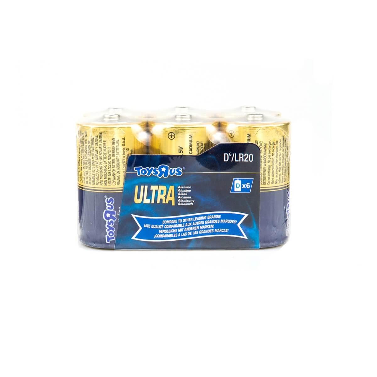 Ultra - Pack 6 Pilas D Ultra Alcalinas | D Pilas | Toys"R"Us España