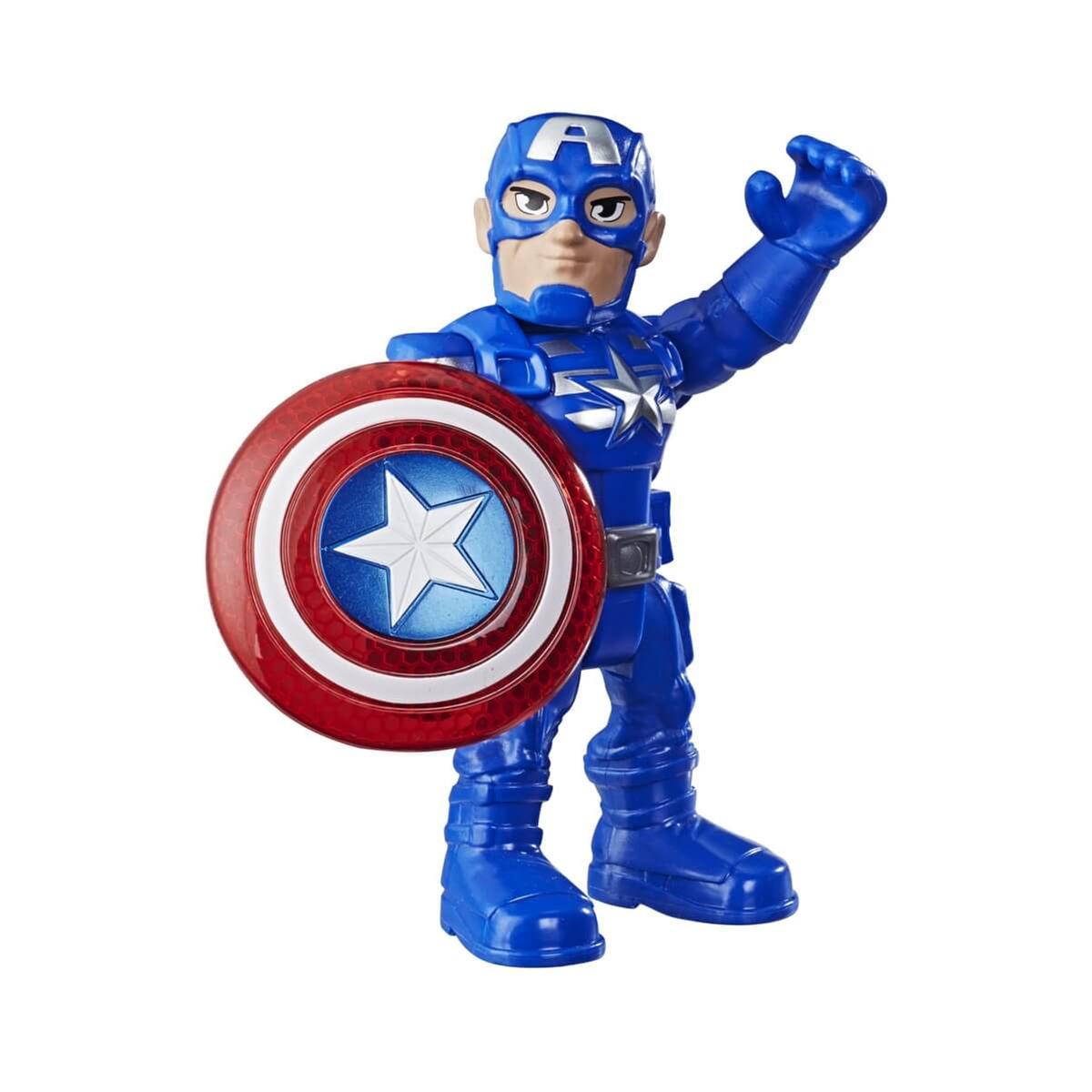 Marvel - Figura Capitán América Super Hero Adventures | Playskool Heroes |  Toys"R"Us España