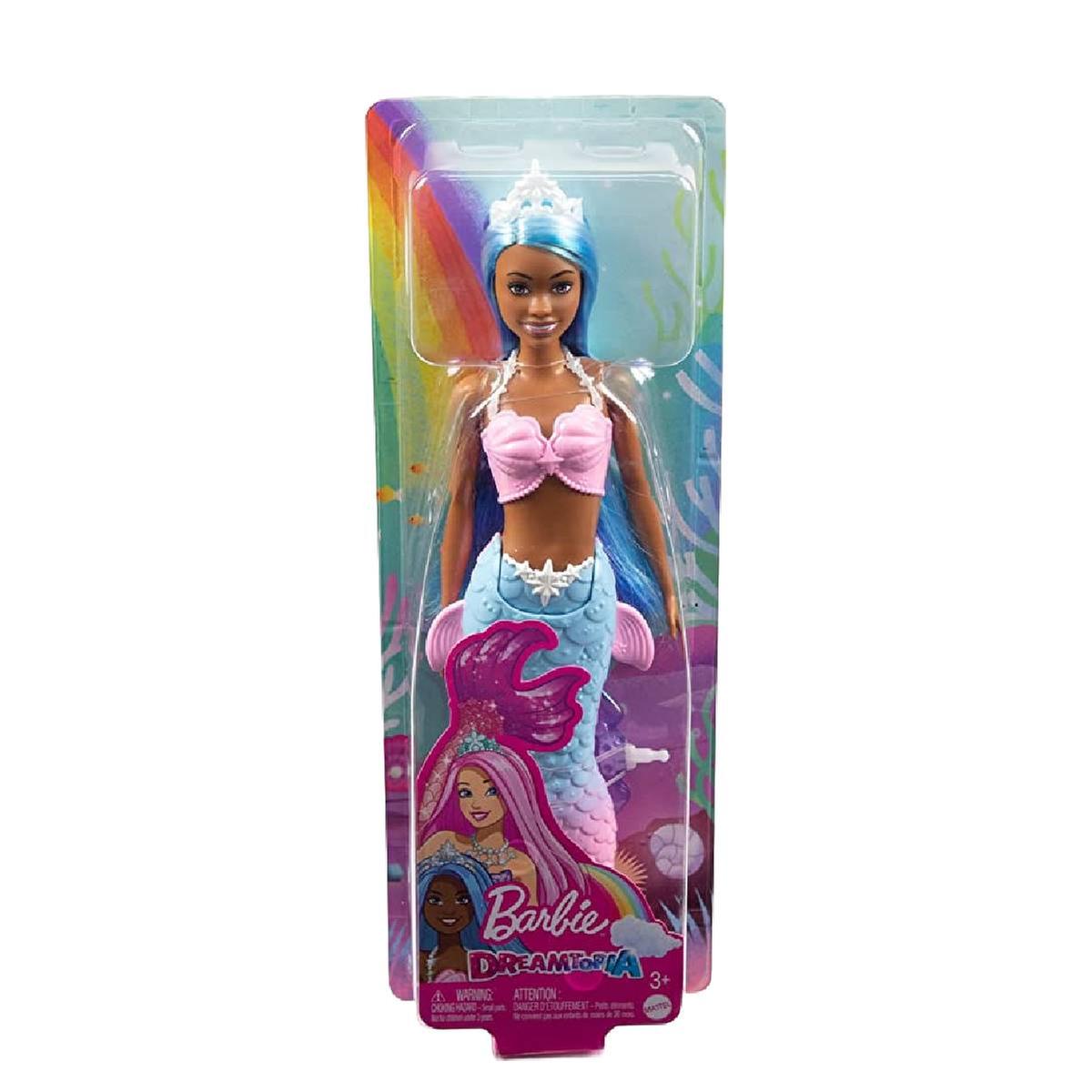 Barbie - Barbie Dreamtopia - Sirena con pelo azul y corona blanca |  Dreamtopia | Toys"R"Us España