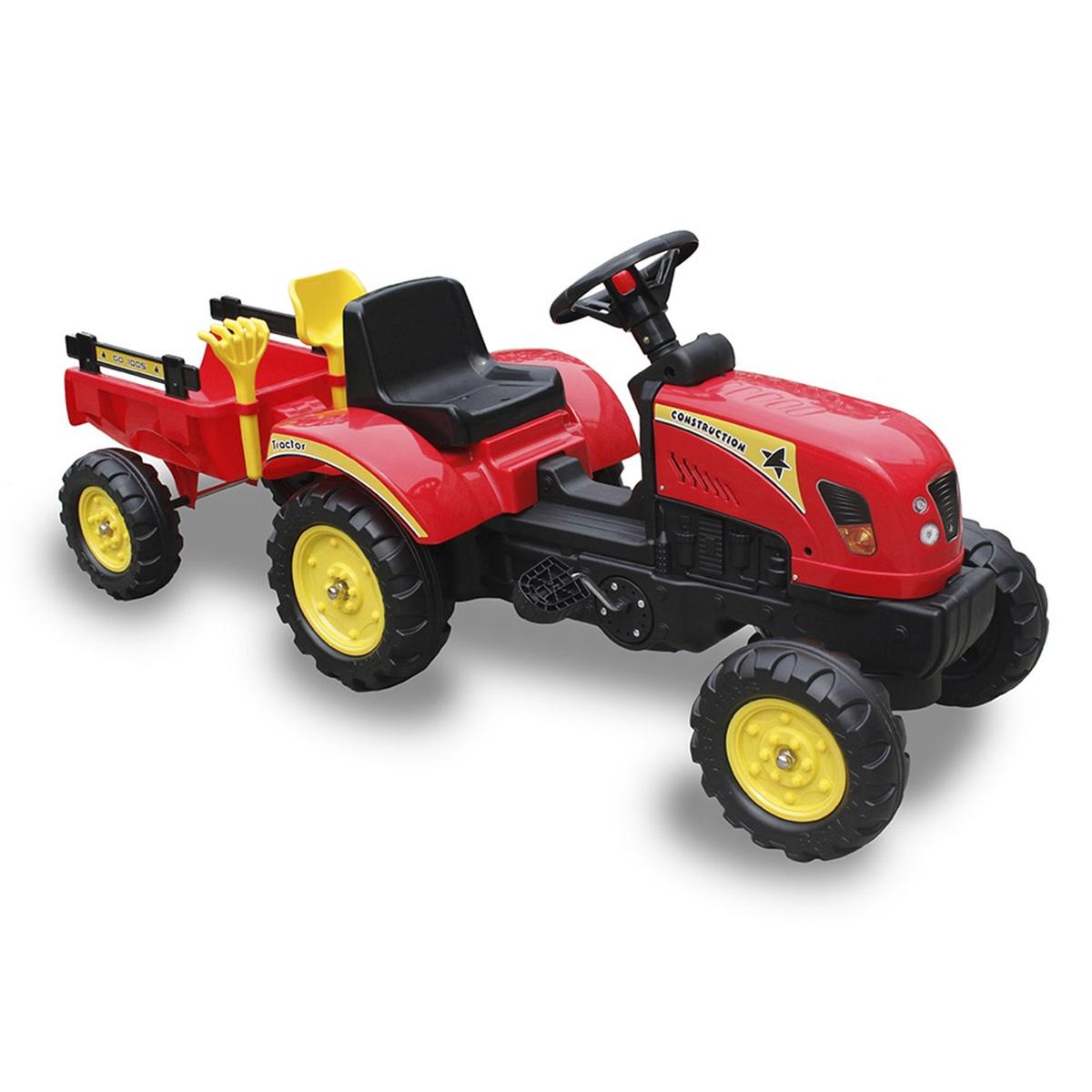 Go Kart Coche a pedales rojo tractor rojo | Pedales | Toys"R"Us España