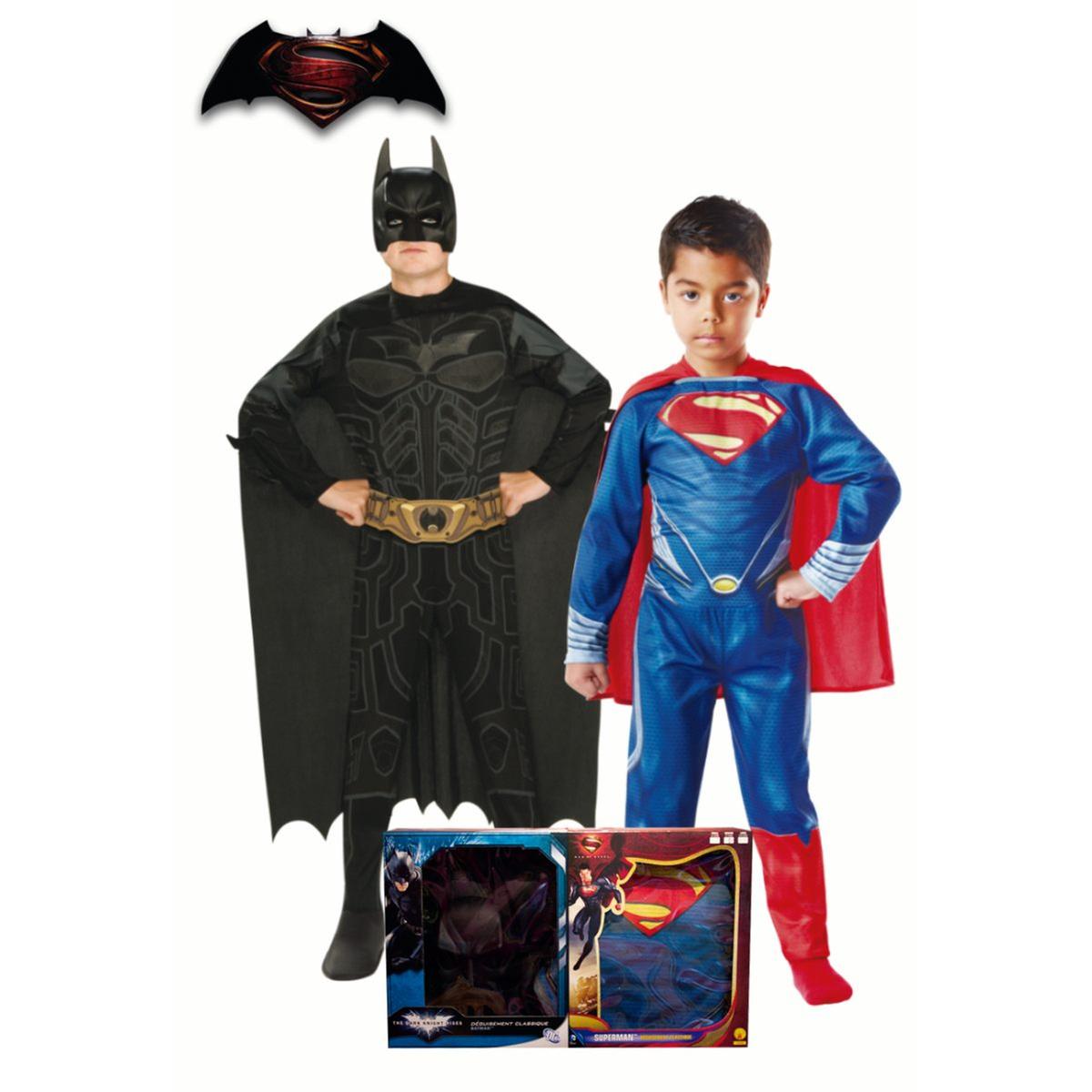 DC Cómics - Batman y Superman - Pack disfraces 8-10 años | Superman |  Toys"R"Us España