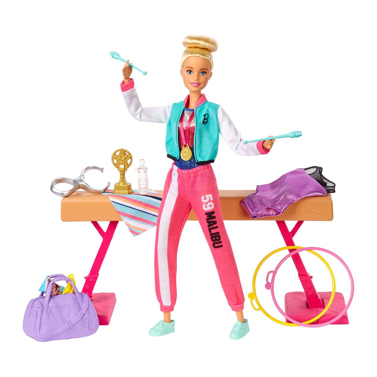 Barbie - Pack Muñeca Gimnasta y Accesorios | Yo Quiero Ser | Toys"R"Us  España
