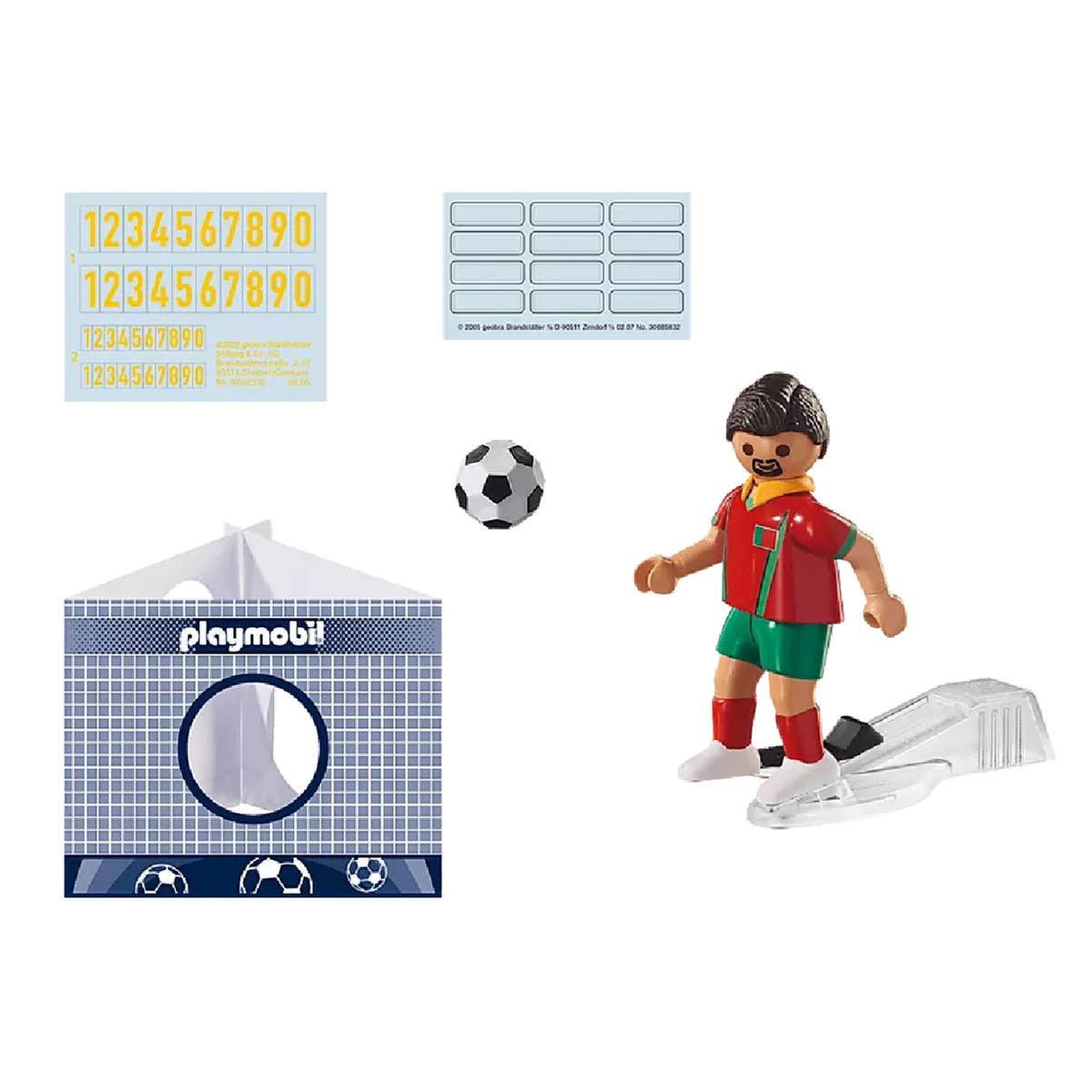 Playmobil - Jugador de fútbol Portugal - 71127 | Deportes y acción |  Toys"R"Us España