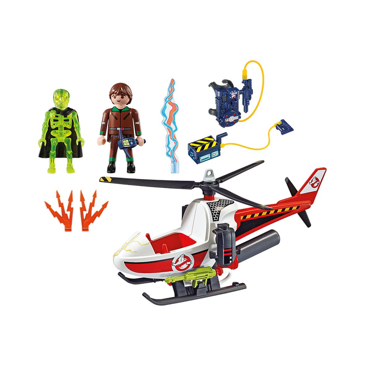 Playmobil - Cazafantasmas Venkman con Helicóptero - 9385 | Playmobil  Cazafantasmas | Toys"R"Us España