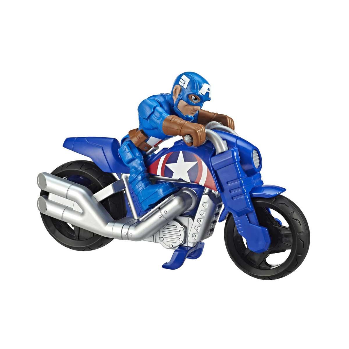Marvel - Capitán América y Moto de la Victoria Super Hero Adventures |  Marvel | Toys"R"Us España