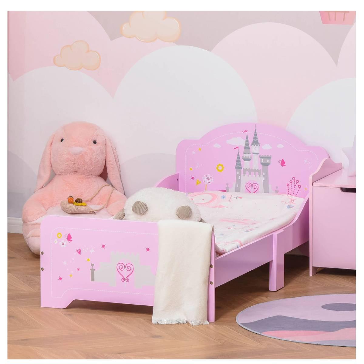 Homcom - Cama infantil 3-6 años color rosa | Cama | Toys"R"Us España