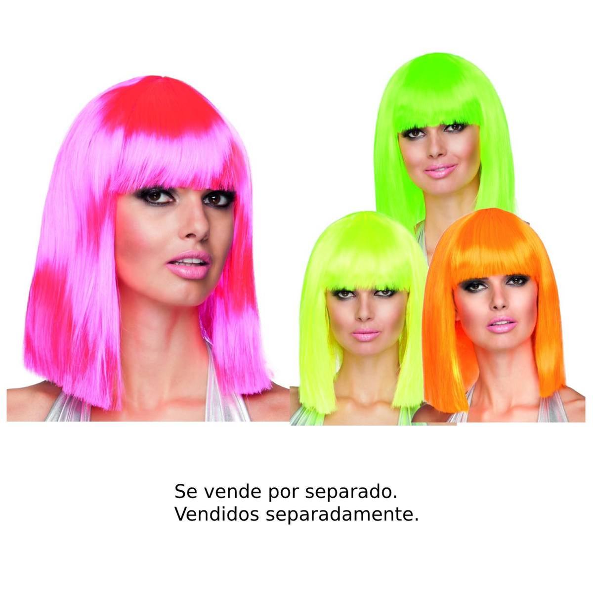 Peluca adulto Neon Dance (varios colores) | Carnaval Accesorio | Toys"R"Us  España