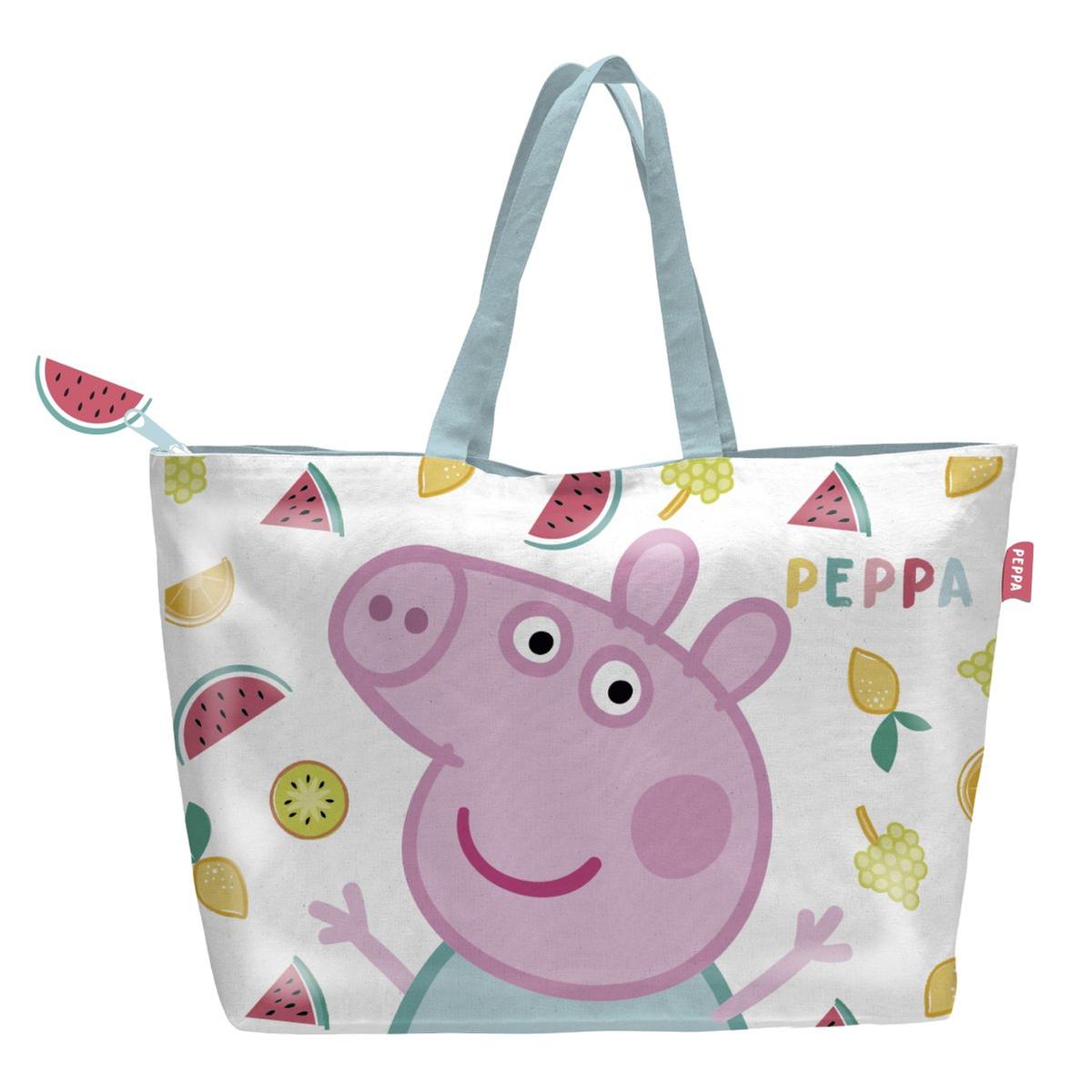 Peppa Pig - Bolsa de Playa con Cremallera 48 x 32 cm | Miscellaneous | Toys" R"Us España