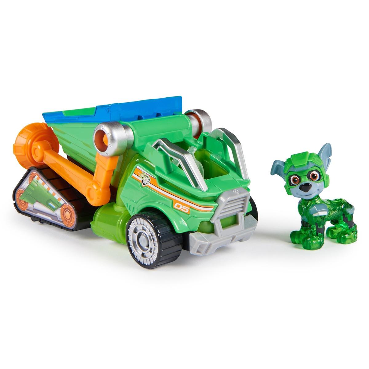 Energía - Patrulla Canina - Camión de reciclaje de juguete con figura de  acción Rocky, luces y sonidos ㅤ | Patrulla Canina | Toys"R"Us España